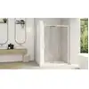 Image de Paroi de douche coulissante KINEDO SMART DESIGN PA9215BTNE 137Â¿150 cm blanc verre transparent