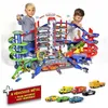 Image de Garage Majorette Super City 128 Cm Largeur 78cm Hauteur + 6 Voitures Et 1 Train