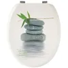 Image de GELCO Abattant WC Galets gris