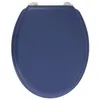Image de DESIGN Abattant WC Dolce - Charnieres inox - Bois moule - Bleu marine