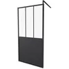 Image de PAROI FIXE 100X200 STYLE INDUSTRIEL NOIR