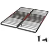 Image de Sommier Ã  lattes 2x80x200 C34 - 40 lattes bois - Fabrication franÃ§aise