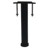 Image de Ebac - 1 pied de liaison mÃ©tal H 20 Ã  32 cm pour sommier mÃ©tal - Noir