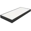 Image de Ebac - Sommier tapissier SP18 anthracite 1 place - Gris