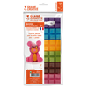 Image de Cire à modeler couleurs Vives n°2 6 x 40 g + Mèche 1 m