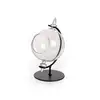 Image de Boule décorative en verre avec support métal - Ø 8 cm