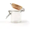 Image de Mini bocal rond en verre - H.6 cm