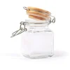 Image de Mini bocal carré en verre - H.7,5 cm