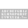 Image de Pochoir Alphabet 40 x 15 cm