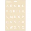 Image de Pochoir Alphabet jeu A4