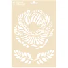 Image de Pochoir Floral A4