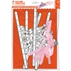 Image de Diadème en carton à décorer Enfant 6 pcs Princesse