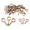 Image de Mini Crochets à vis - Argent / Doré Vieilli / Bronze