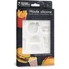 Image de Moule en silicone pour pâte polymère - Junk Food - 20 x 13 cm en occasion ou reconditionné