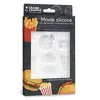 Image de Moule en silicone 20 x 13 cm Junk Food