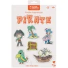Image de Feuille magnétique Pirate