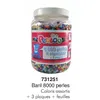 Image de Baril 8000 Perles Perlou 3 Plaques Et Feuilles