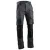 Image de Pantalon stretch bicolore multipoches genouillÃ¨res impermÃ©able LMA COSMOS Gris FoncÃ© 46