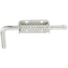 Image de Verrou pistolet zinguÃ© HQ Ã  ressort Jardinier Massard - PÃªne 14 mm