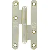 Image de Paumelle menuiserie bois bouts ronds La loutre SedanÂ® Jardinier Massard - Droite - Hauteur 110 mm - Largeur 55 mm