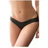 Image de Culotte Ouverte Dentelle Croisée Noire