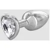 Image de Plug Anal Aluminium Bijou Coeur Gloria S