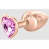 Image de Plug Anal Aluminium Bijou Coeur Gloria M