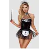 Image de Costume 4 Pièces Soubrette Noir & Blanc