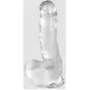 Image de Gode Ventouse Jelly avec Testicules M Transparent