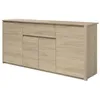 Image de BETTY Buffet bas contemporain dÃ©cor chene - L 185 cm