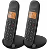 Image de Logicom Iloa 250 - TÃ©lÃ©phone sans fil avec ID d'appelant - DECT\GAP - (confÃ©rence) Ã  trois capacitÃ© d'appel - noir + combinÃ© supplÃ©mentaire