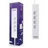 Image de Logicom Home Strippy Multiprise connectée (Prise UE   4 prises TERRE & 4 prises USB   alimentation 220/240V   Protection enfant en occasion ou reconditionné