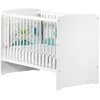Image de Lit BÃ©bÃ© 60x120cm Blanc