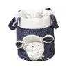 Image de Lot De 3 Corbeilles PaniÃ¨res Gigogne Tissu Merlin - Sauthon DÃ©co