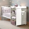 Image de Babyprice Lit BÃ©bÃ© CombinÃ© Ãvolutif Smile Chene Silex