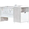 Image de Babyprice - Scandi Gris - Lit Combine Evolutif 120x60 En 90x190 - Baby Price