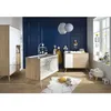 Image de Armoire 3 Portes Couleur Bois Et Blanc
