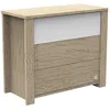 Image de Commode BÃ©bÃ© 3 Tiroirs Antonin Bois Et Blanc - Sauthon Meubles