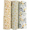 Image de Lot De 3 Langes Coton Bio 70 X 70 Cm Promenons-Nous