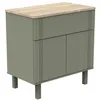 Image de Commode 1 Tiroir 2 Portes Eleonore Kaki - Sauthon Meubles