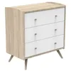 Image de Commode 3 Tiroirs Access Bois Blanc - Sauthon Meubles