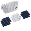 Image de Trousse De Toilette En Double Gaze De Coton Et CarrÃ©s Ãponge