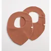 Image de Lot De 2 Bavoirs BÃ©bÃ© Uni Terracotta