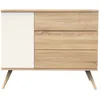 Image de Commode 1 Porte Et 3 Tiroirs