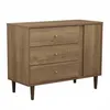 Image de Commode 3 Tiroirs 1 Porte Mokka