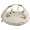 Image de Tapis D'Ã©veil Rond En Bouclette Coton Bio