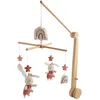 Image de Mobile Musical En Bois Avec Jouets En Coton