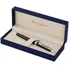 Image de Waterman HÃ©misphÃ¨re Stylo Roller Pointe Fine Laque Noir Attributs ChromÃ©s