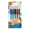 Image de Papermate Inkjoy Cap. Stylo Bille Ã Capuchon. Pointe Fine. Blister De 2 Bleus, 1 Noir, 1 Vert, 1 Rouge.