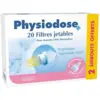 Image de Gilbert Physiodose Pour Fly Baby 20 Filtres Jetables + 2 Embouts